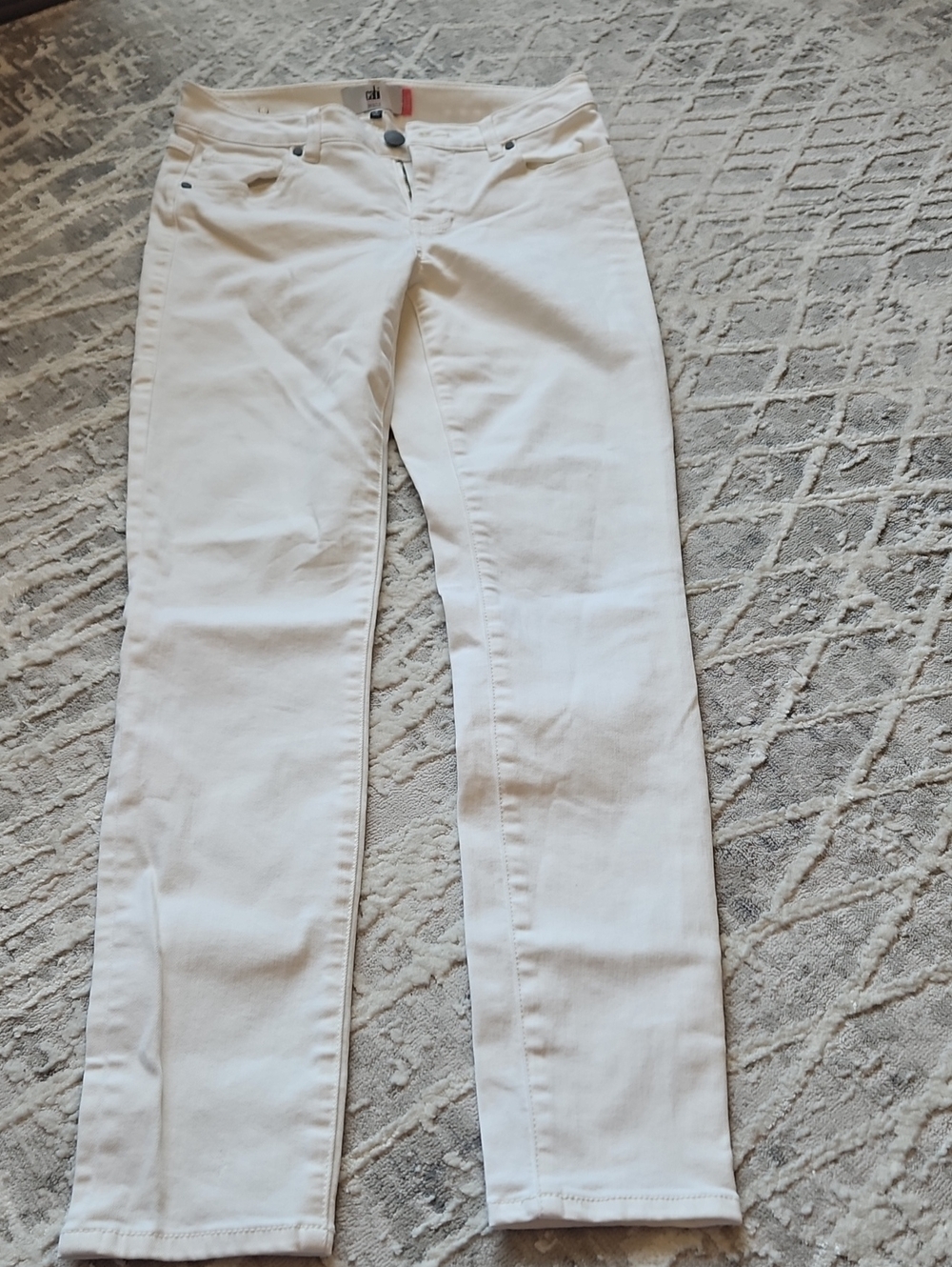 CAbi White Skinny Jeans